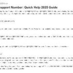 QuickBooks Desktop Support Number: Quick Help 2025 Guide